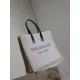 Mirror Quality Replica YSL Saint Laurent Rive Gauche Beige Tote Bag Clone