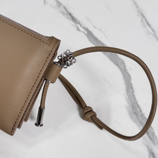 Mirror Quality Replica Loewe Joya Pouch Nappa Bag in Brown Clone