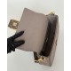 Luxury Replica Fendi Baguette FF Embroidered Classic Shoulder Bag in Brown Knockoff Mirror Quality Replica Fendi Baguette FF Embroidered Classic Shoulder Bag in Brown Clone