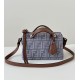 Mirror Quality Replica Fendi Grace FF Mini Denim Calfskin Bag by The Way Boston in Blue Clone