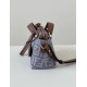 Mirror Quality Replica Fendi Grace FF Mini Denim Calfskin Bag by The Way Boston in Blue Clone