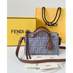 Mirror Quality Replica Fendi Grace FF Mini Denim Calfskin Bag by The Way Boston in Blue Clone