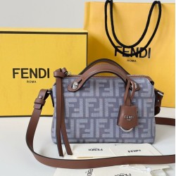 Mirror Quality Replica Fendi Grace FF Mini Denim Calfskin Bag by The Way Boston in Blue Clone