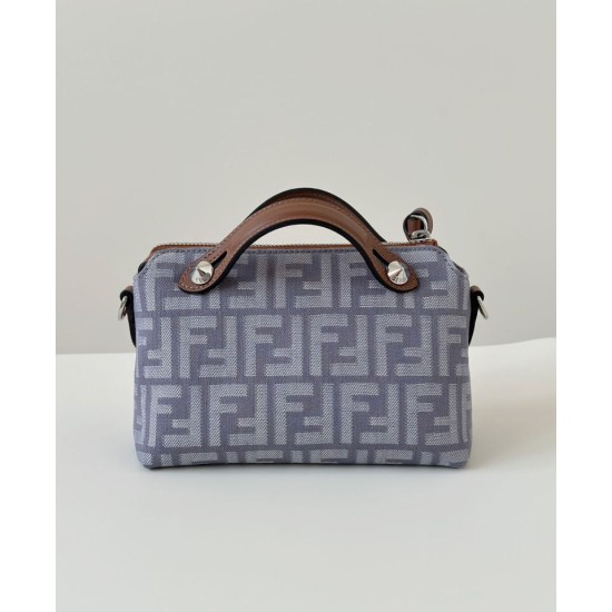 Mirror Quality Replica Fendi Grace FF Mini Denim Calfskin Bag by The Way Boston in Blue Clone