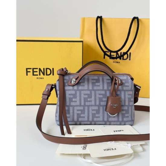 Mirror Quality Replica Fendi Grace FF Mini Denim Calfskin Bag by The Way Boston in Blue Clone