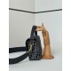 Mirror Quality Replica Fendi Baguette FF Jacquard Fabric Bag with Denim Effect in Blue Clone