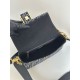 Mirror Quality Replica Fendi Baguette FF Jacquard Fabric Bag with Denim Effect in Blue Clone