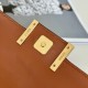 Mirror Quality Replica Fendi Baguette Top Handle Bag with Embossed FF Logo in Brown Clone