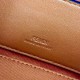 Mirror Quality Replica Fendi Baguette Top Handle Bag with Embossed FF Logo in Brown Clone