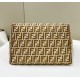 Mirror Quality Replica Fendi Roll Large Reversible Tote Bag in Apricot Clone