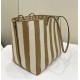 Mirror Quality Replica Fendi Roll Large Reversible Tote Bag in Apricot Clone