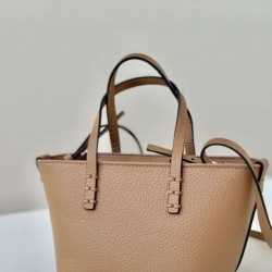 Luxury Replica Fendi Roll Mini Selleria Tote Bag in Brown Knockoff Mirror Quality Replica Fendi Roll Mini Selleria Tote Bag in Brown Clone