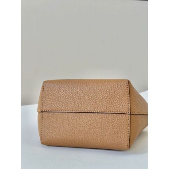 Mirror Quality Replica Fendi Roll Mini Selleria Tote Bag in Brown Clone
