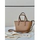 Mirror Quality Replica Fendi Roll Mini Selleria Tote Bag in Brown Clone