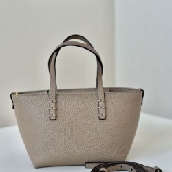 Mirror Quality Replica Fendi Roll Mini Selleria Tote Bag in Gray Clone