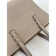 Mirror Quality Replica Fendi Roll Mini Selleria Tote Bag in Gray Clone