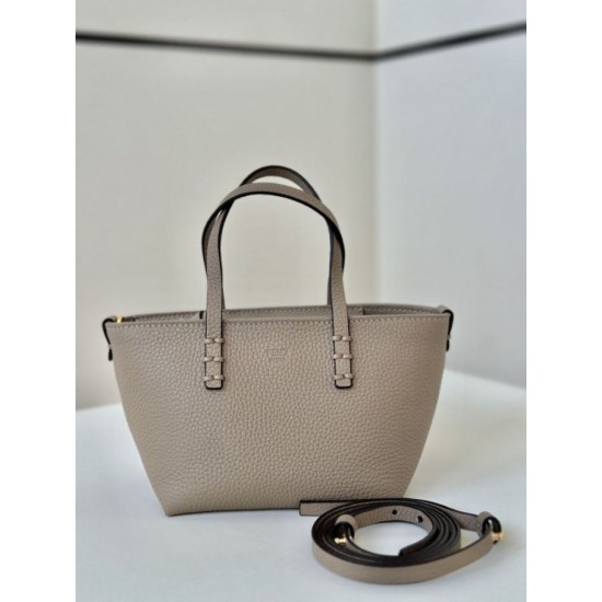 Mirror Quality Replica Fendi Roll Mini Selleria Tote Bag in Gray Clone