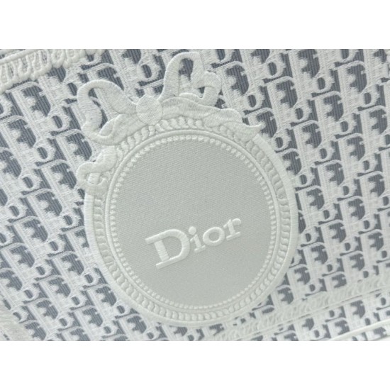 Mirror Quality Replica Dior Book Tote Small/Medium/Large with Oblique Embroidery and Shoulder Strap in Blue/White Clone