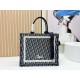 Mirror Quality Replica Dior Book Tote Small/Medium/Large with Oblique Embroidery and Shoulder Strap in Black Clone
