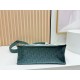 Mirror Quality Replica Dior Book Tote Small/Medium/Large with Oblique Embroidery and Shoulder Strap in Green Clone
