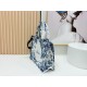 Mirror Quality Replica Dior Book Tote Small/Medium/Large with Toile de Jouy Embroidery in Blue/White Clone
