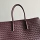 Mirror Quality Replica Barbara Bottega Veneta Tote Bag in Bordeaux Clone
