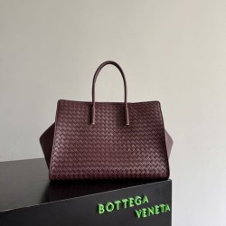 Mirror Quality Replica Barbara Bottega Veneta Tote Bag in Bordeaux Clone