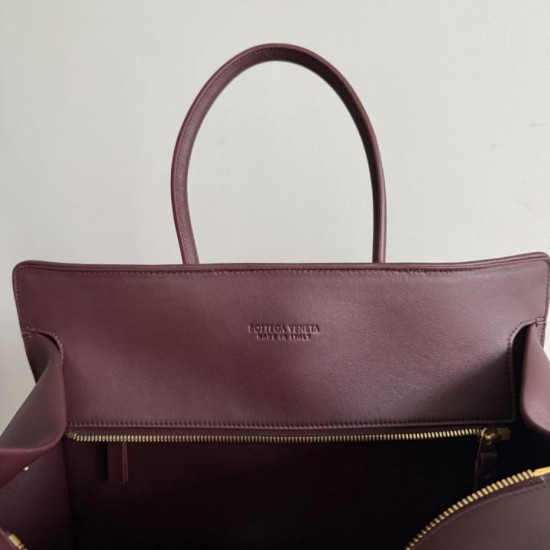 Mirror Quality Replica Barbara Bottega Veneta Tote Bag in Bordeaux Clone