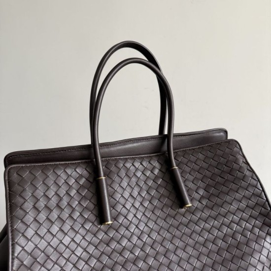 Mirror Quality Replica Barbara Bottega Veneta Tote Bag in Coffee Clone