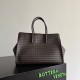 Mirror Quality Replica Barbara Bottega Veneta Tote Bag in Coffee Clone