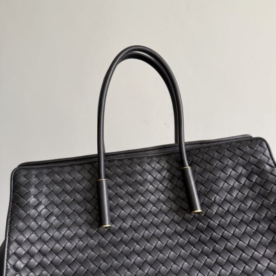 Mirror Quality Replica Barbara Bottega Veneta Tote Bag Veneta Black Clone