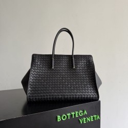 Mirror Quality Replica Barbara Bottega Veneta Tote Bag Veneta Black Clone