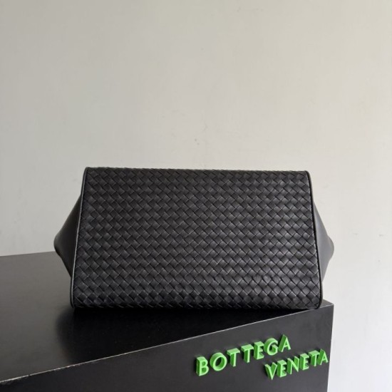 Mirror Quality Replica Barbara Bottega Veneta Tote Bag Veneta Black Clone