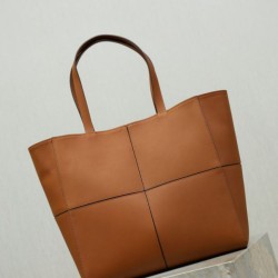 Mirror Quality Replica YSL Saint Laurent Carré Tote Bag Brown Clone