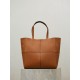 Mirror Quality Replica YSL Saint Laurent Carré Tote Bag Brown Clone