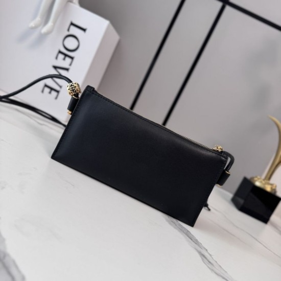 Mirror Quality Replica Loewe Joya Pouch Nappa Bag Black Clone