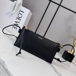 Mirror Quality Replica Loewe Joya Pouch Nappa Bag Black Clone