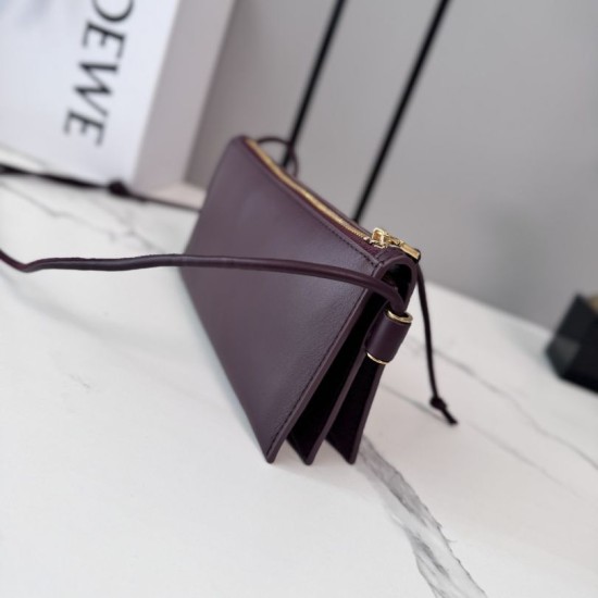 Luxury Replica Loewe Joya Pouch Nappa Bag Burgundy Knockoff Mirror Quality Replica Loewe Joya Pouch Nappa Bag Burgundy Clone
