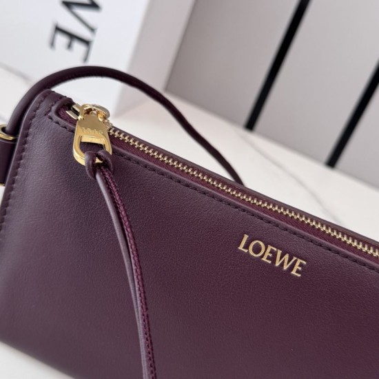 Luxury Replica Loewe Joya Pouch Nappa Bag Burgundy Knockoff Mirror Quality Replica Loewe Joya Pouch Nappa Bag Burgundy Clone