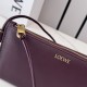 Luxury Replica Loewe Joya Pouch Nappa Bag Burgundy Knockoff Mirror Quality Replica Loewe Joya Pouch Nappa Bag Burgundy Clone