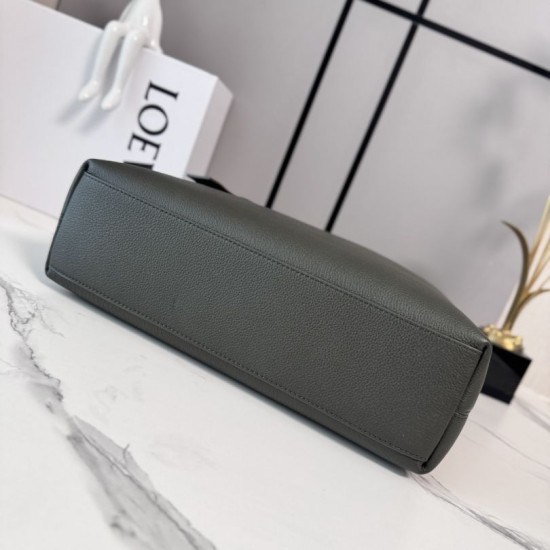 Mirror Quality Replica LOEWE Tote Bag with Loop Logo Green Clone