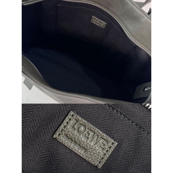 Mirror Quality Replica LOEWE Tote Bag with Loop Logo Green Clone