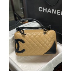 Mirror Quality Replica Chanel Cambon Line Bowling Bag Brown Clone