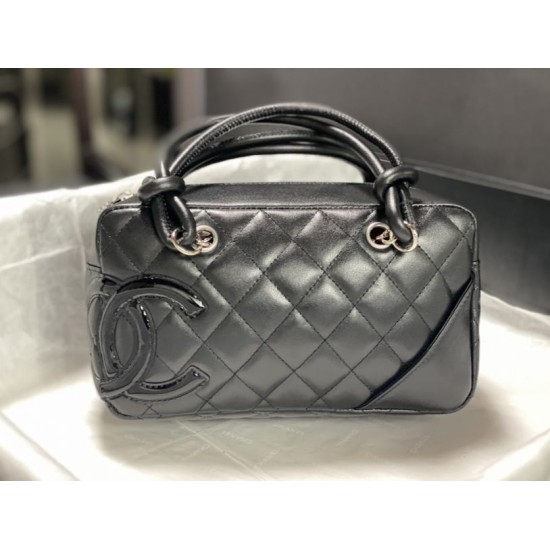 Mirror Quality Replica Chanel Cambon Line Bowling Bag Black Clone