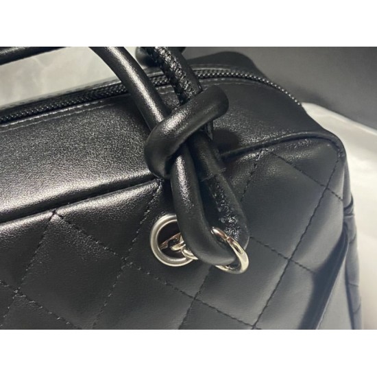Mirror Quality Replica Chanel Cambon Line Bowling Bag Black Clone