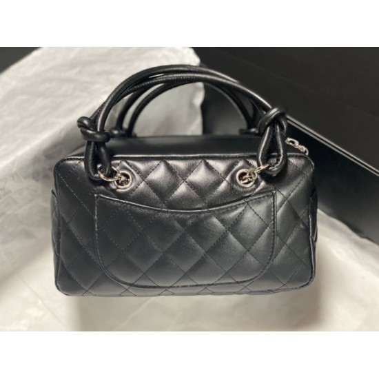Mirror Quality Replica Chanel Cambon Line Bowling Bag Black Clone
