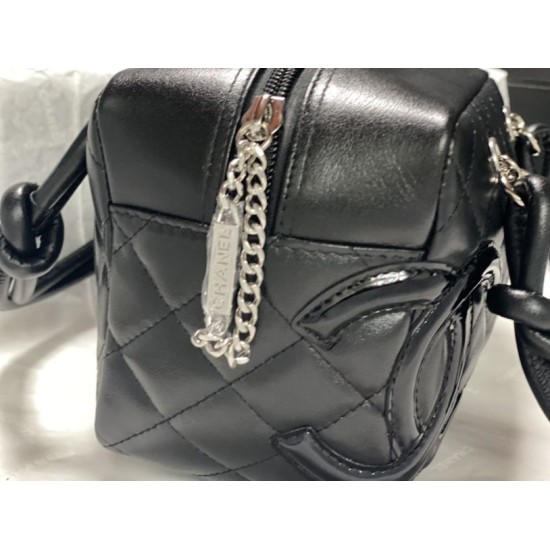 Mirror Quality Replica Chanel Cambon Line Bowling Bag Black Clone