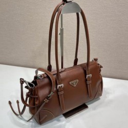 Luxury Replica Prada Bonne Top Handle Bag 1BG628 Burgundy Knockoff Mirror Quality Replica Prada Bonne Top Handle Bag 1BG628 Burgundy Clone