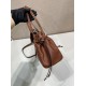 Mirror Quality Replica Prada Bonne Top Handle Bag 1BG628 Burgundy Clone