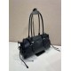 Mirror Quality Replica Prada Bonne Top Handle Bag 1BG628 Black Clone